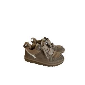 Ugg Lowmel Sneakers Kids Sz 13 Brown Tan Shoes Some Dirt and Use